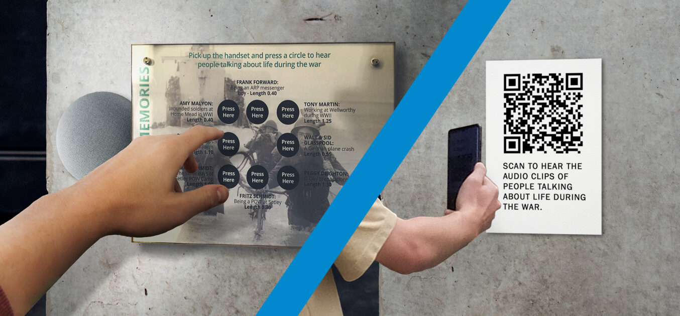Audio Point and Scanning a QR Code